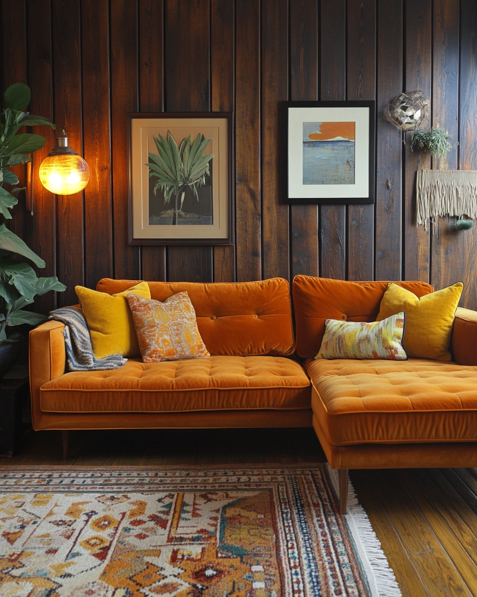 Vintage 70s Apartment With Retro Warmth