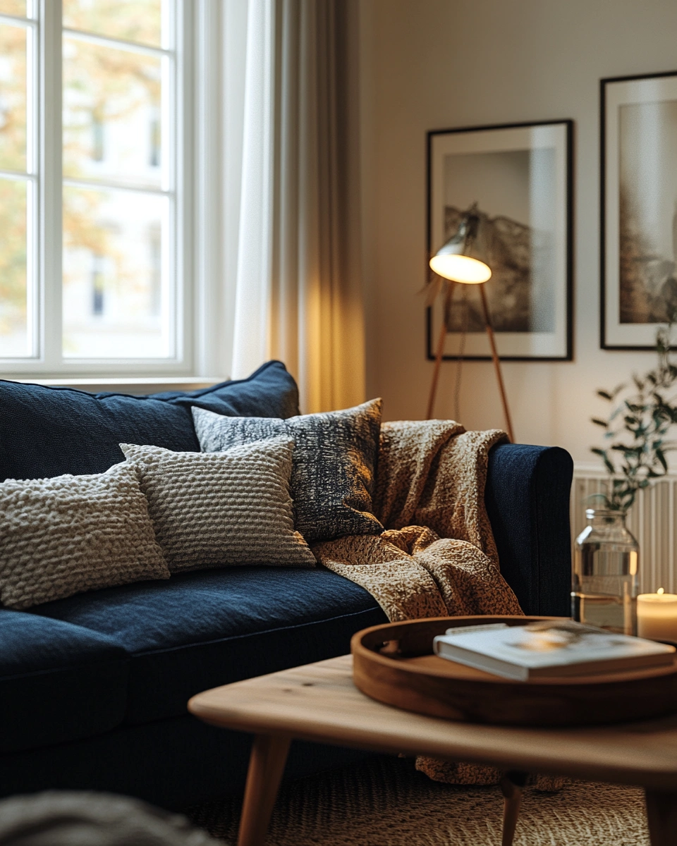 Small Cozy Apartment Living Room Setup