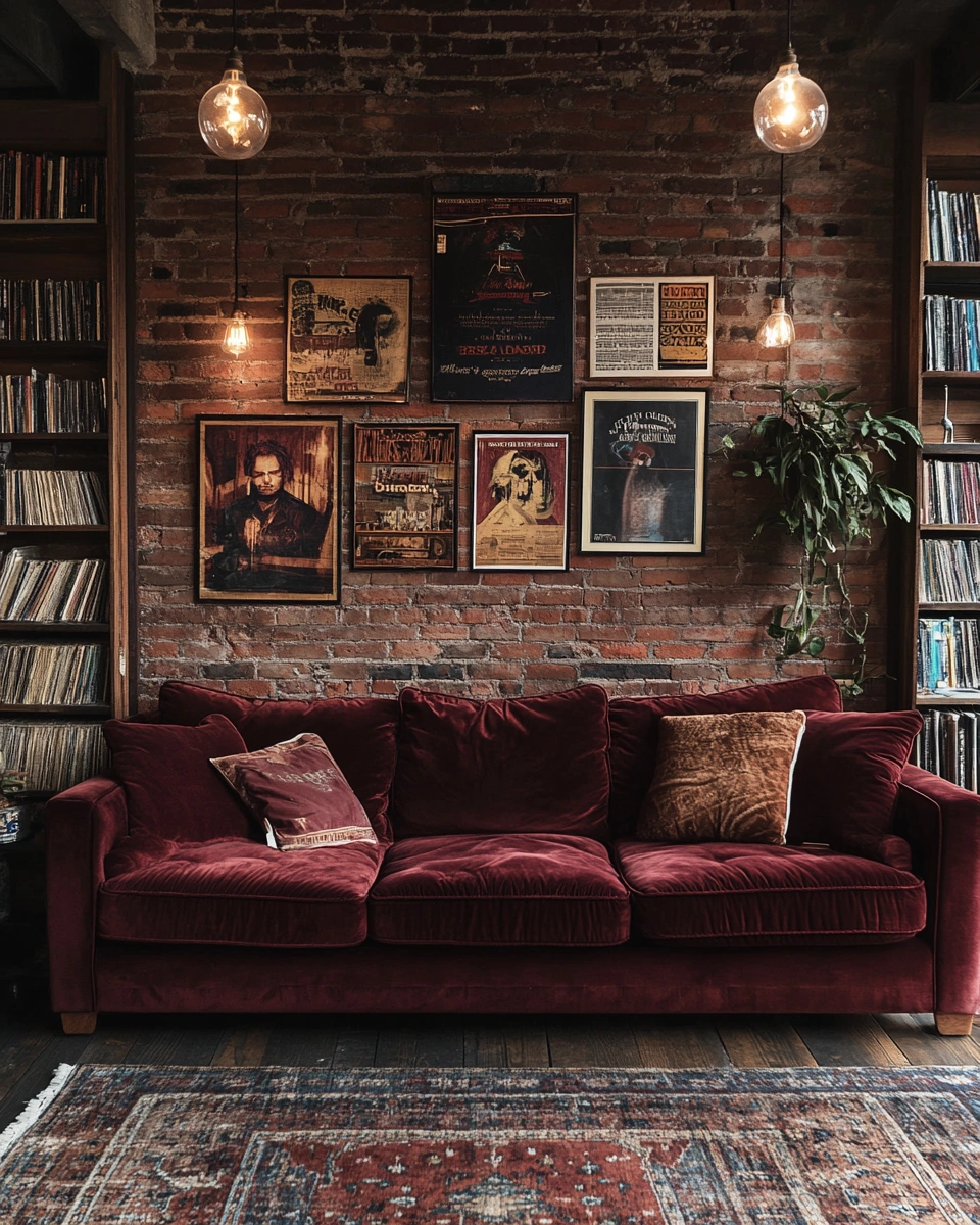 Colorful Moody Grunge Apartment Look
